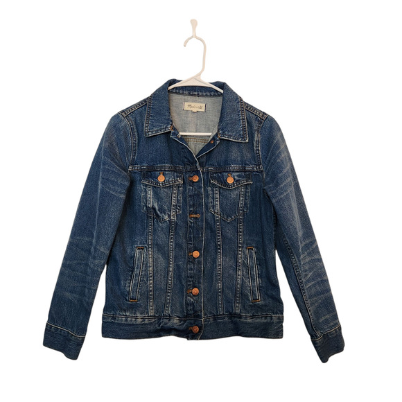 Madewell The Jean Jacket in Pinter Wash Size Medium - Picture 4 of 15
